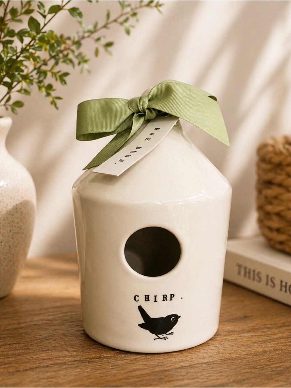 Rae Dunn Icon‎ Chirp Garden Birdhouse Home Decor